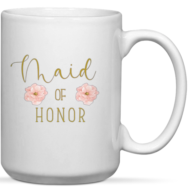 Maid Of Honor Bridal Wedding Gift Mug