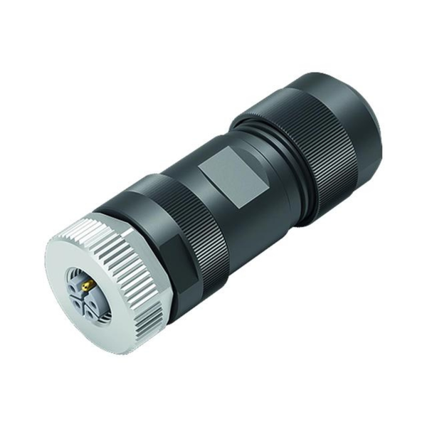 99-0640-29-05 - M12-L 5-Pin Female Power Connector, IP67, 13mm Entry
