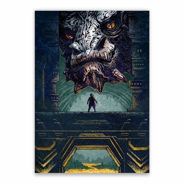 Bilbo And Smaug Poster - A1