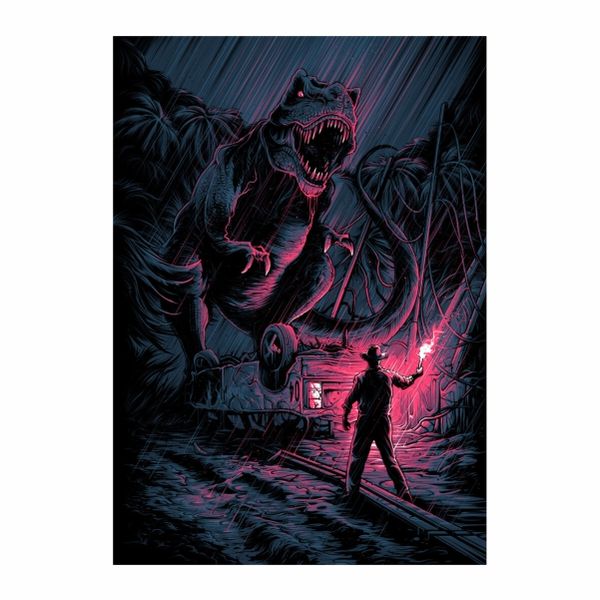 T-Rex Jurassic Park Poster - A1