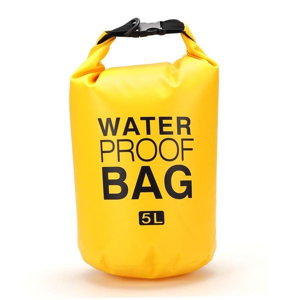 5L 500D PVC S 9 Waterproof Dry Bags Storage Sack Bag Backpack