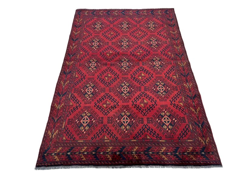 Afghan Turkmen Carpet - 195 x 128 cm