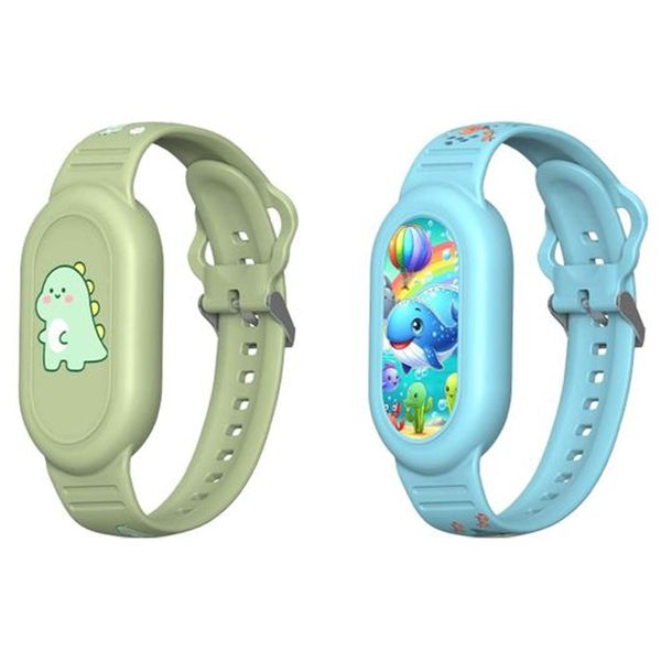 2Pack Bracelet Compatible with Galaxy SmartTag 2 (2023) Strap Band for Kids