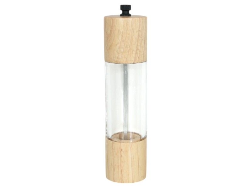 George &amp; Mason - Wood &amp; Acrylic Spice Grinder - 22cm