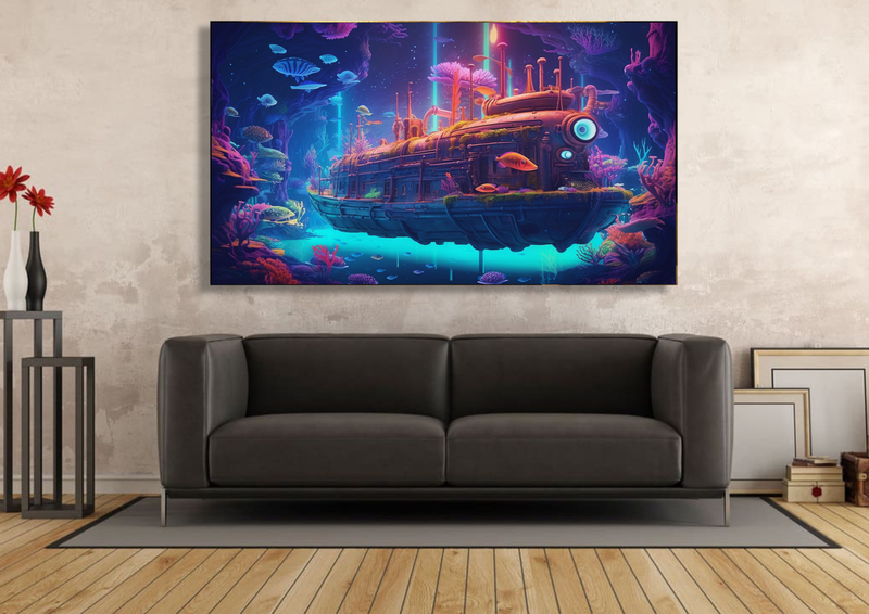 Mystical Submarine Abstract - Im0147 image