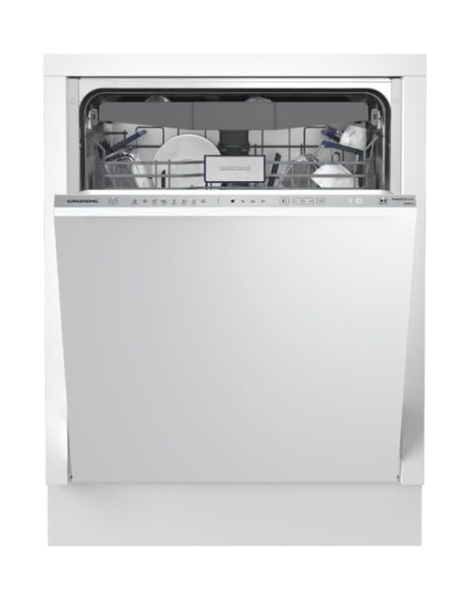 Grundig GNV4P5A0WC Fully Integrated Dishwasher, 15 Place Setting , White