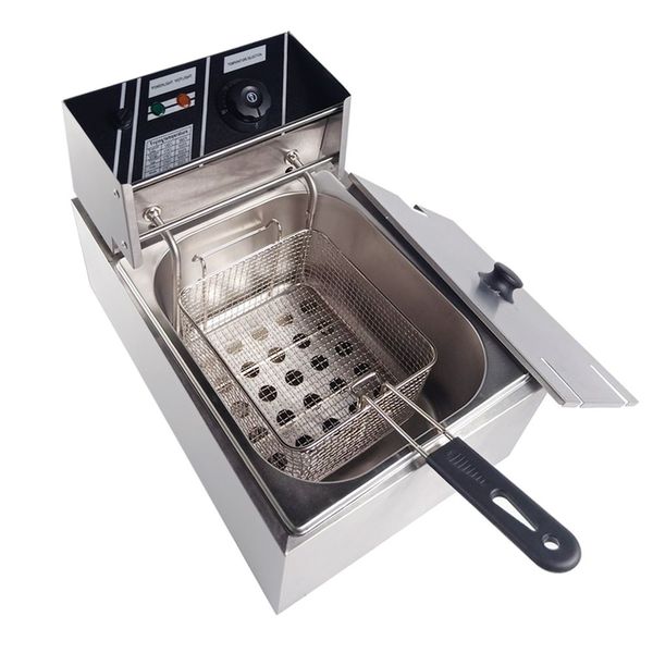 Portable Stainless Steel Single Tank Electric deep fryer 2.5Ltres