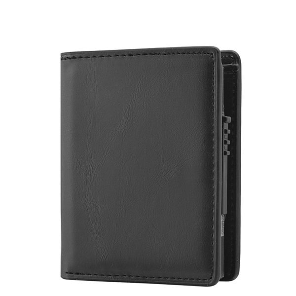PU Leather RFID Pop-Up Short Wallet
