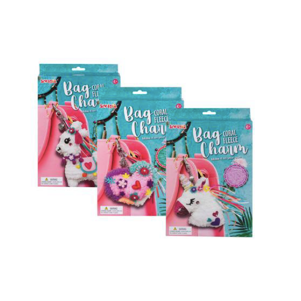 Silverstar Toys- Assorted Bag Charm Pack of 3