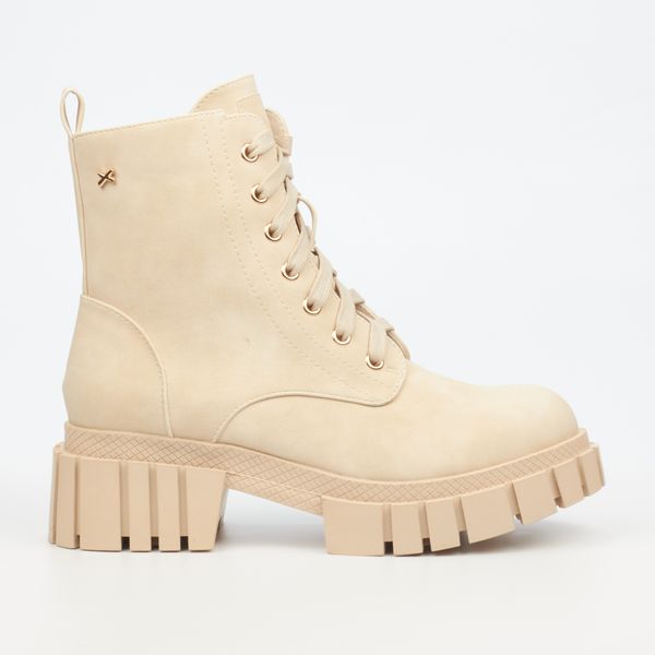 Rock &amp; Co Tremor 1 Women Faux Nubuck Ankle Boots - Bone