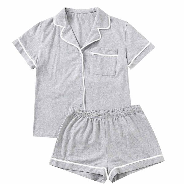 PJ Warehouse Grey Short Summer PJ