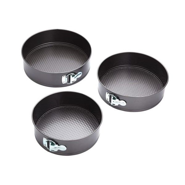 Non-Stick Springform Cake Pan, Set of 3