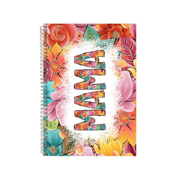 Leaves and Flowers Notebook Mother's Day Gift Idea A4 Notepad Pad 83
