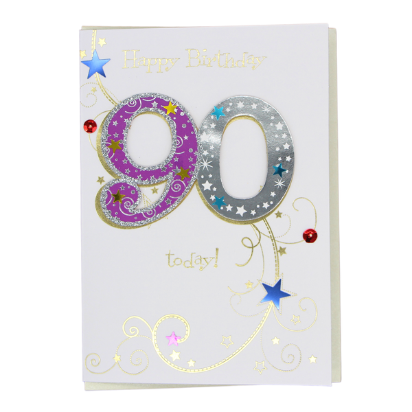 Happy 90th Birthday card