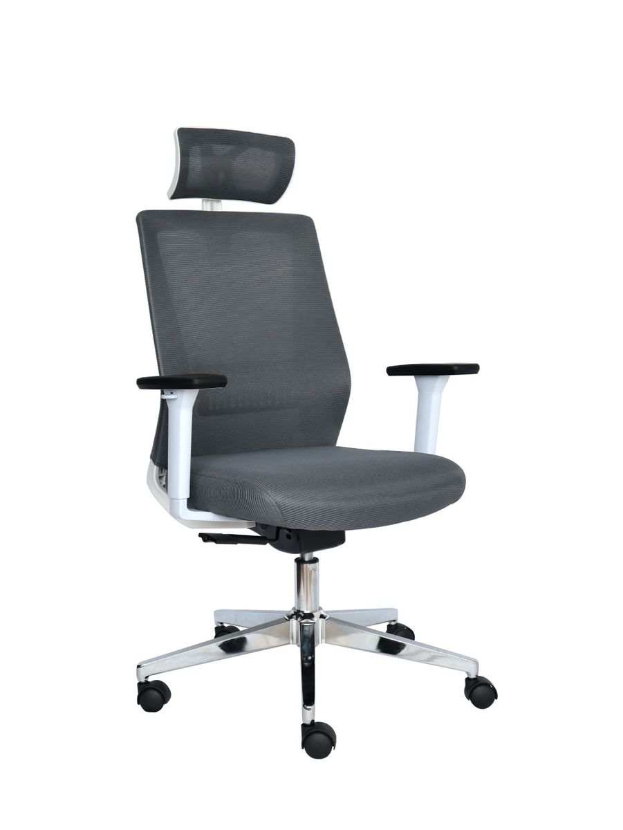 Mercury High Back Office Chair with Adjustable Armrest & Headrest