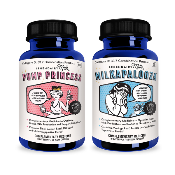Milk Enrichment Pack Herbal Lactation Supplements 60 Capsules