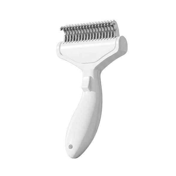 Self-Cleaning Pet Deshedding Comb for Cats &amp; Dogs