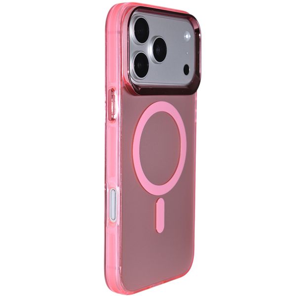 Rose Pink MagSafe Shockproof Frosted Protective Case For IPhone