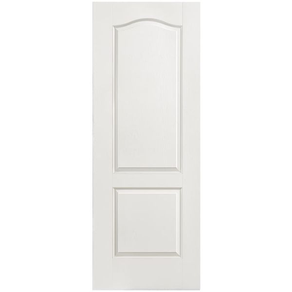 2 Panel-Arched Town House Interior Door-Hollow Core -White
