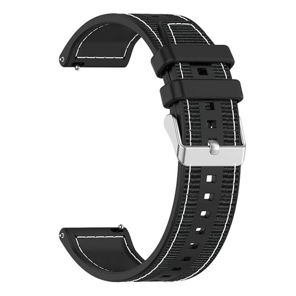 22mm Nylon Silicone Band compatible with 46mm Huawei Watch GT 4