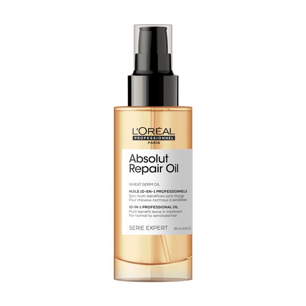 L'Oreal Professionnel Absolut Repair 10-in-1 Multi-Benefit Leave-In Hair Oil - 90ml