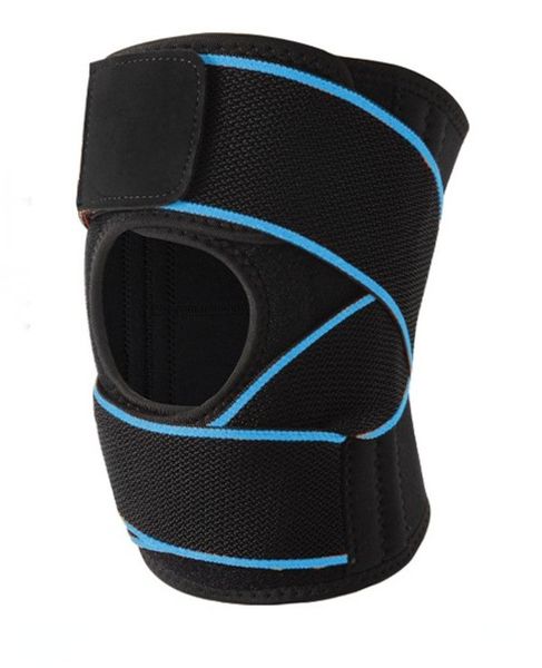 Adjustable Knee Support Brace Compress Knee Pad with Shock Absorber Gasket