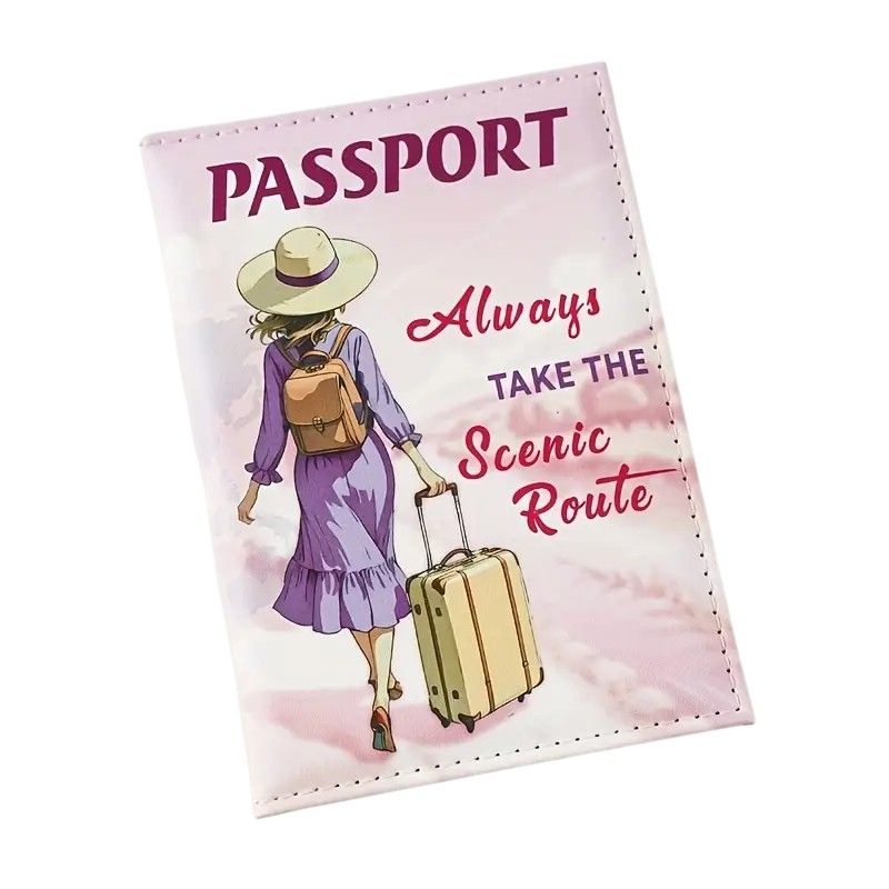 Always Take The Scenic Route Passport Holder