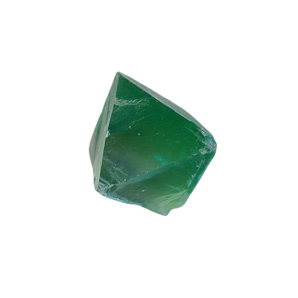 Fluorite Octahedron Natural Stone Green