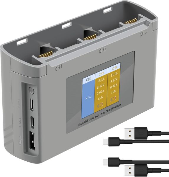 LCD Two-Way Battery Charger Hub for Mini 4K,2,2 SE Drone