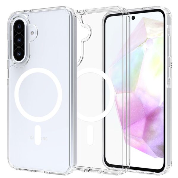 MagSafe Clear Transparent Magnetic Case Compatible with Samsung Galaxy A36