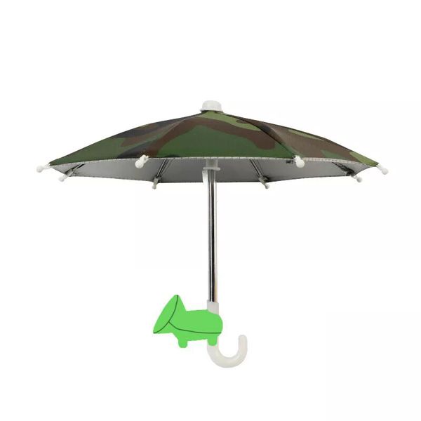 Mini Sun Shade Mobile Phone Holder Umbrella -Camouflage