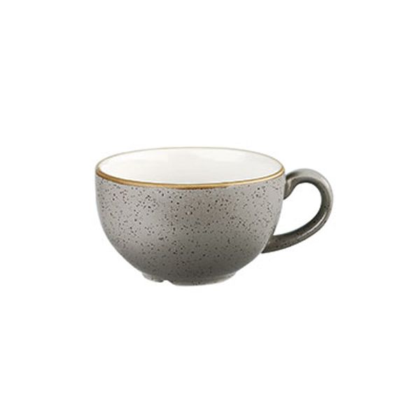 Churchill Stonecast Peppercorn Grey Cappuccino Cup 12 Pcs