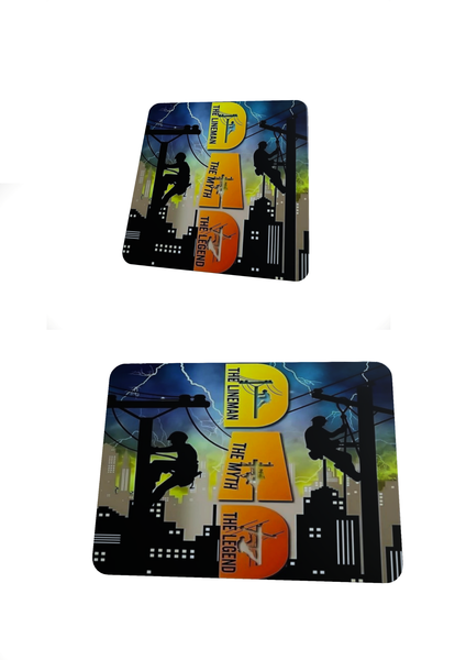 Dad 2 - Mouse Pad and Coaster Set
