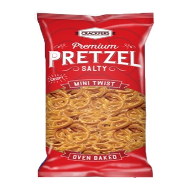 Crackfers Premium Pretzels Mini Twist - 2 Pack x 200g