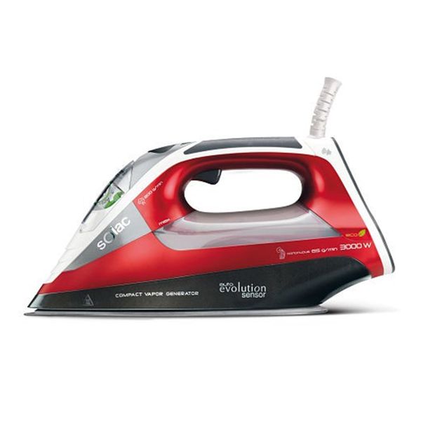 Solac Iron Steam / Dry / Spray Red 3000W "Auto Evolution Sensor CVG9611