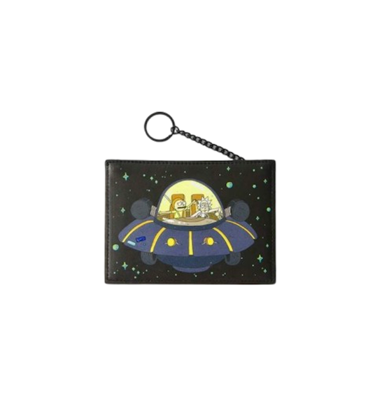 Card Wallet Holder With Zip Rick And Morty