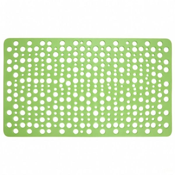 Non-Slip Bathtub Shower Mat Suction Cups Bathroom Safety Mat w Drain Holes