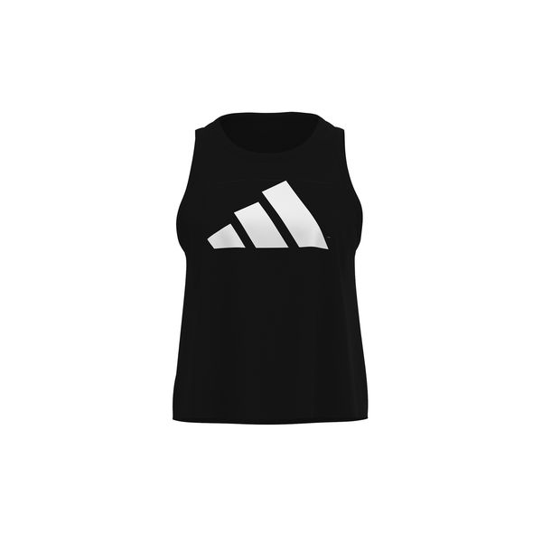 adidas Women's Training Essential Logo Tank - Black
