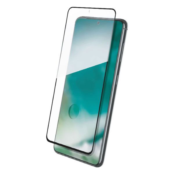 XQISIT Tough Glass Protective Tempered Glass for Samsung Galaxy S21 - Clear