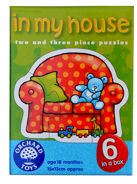 Orchard Toys In My House 2 and 3 Piece Puzzles