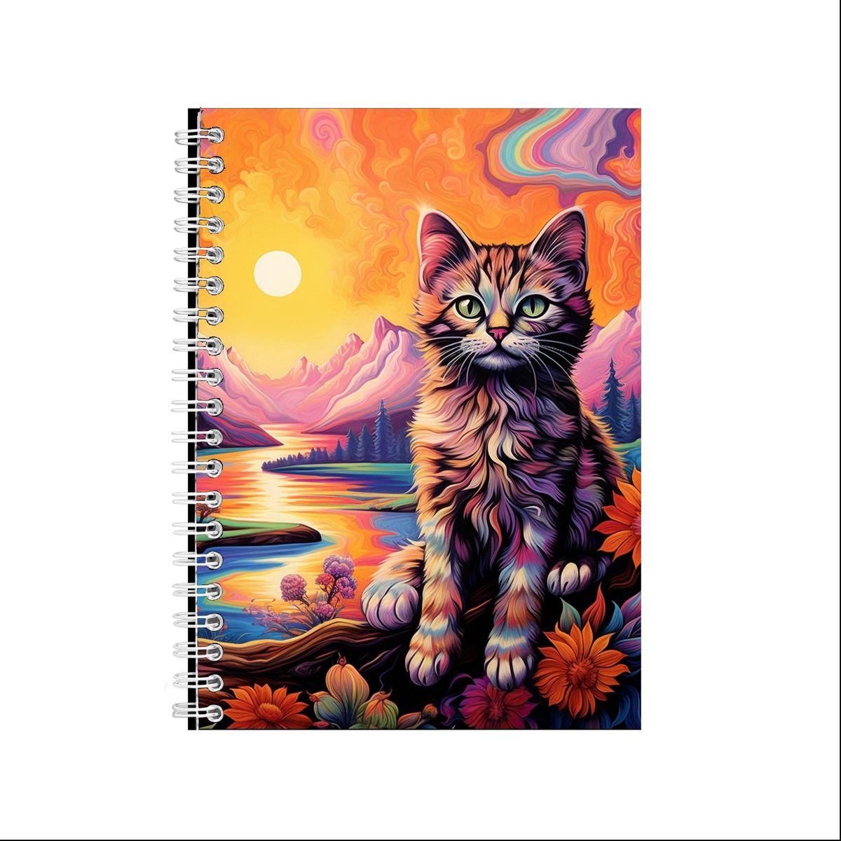 CALICO CAT LANDSCAPE 3 A5 Notebook Gift Idea Notepad 225 | Shop Today ...