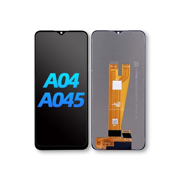 Lcd Screen Replacement for Samsung A04 with Tempered Glass