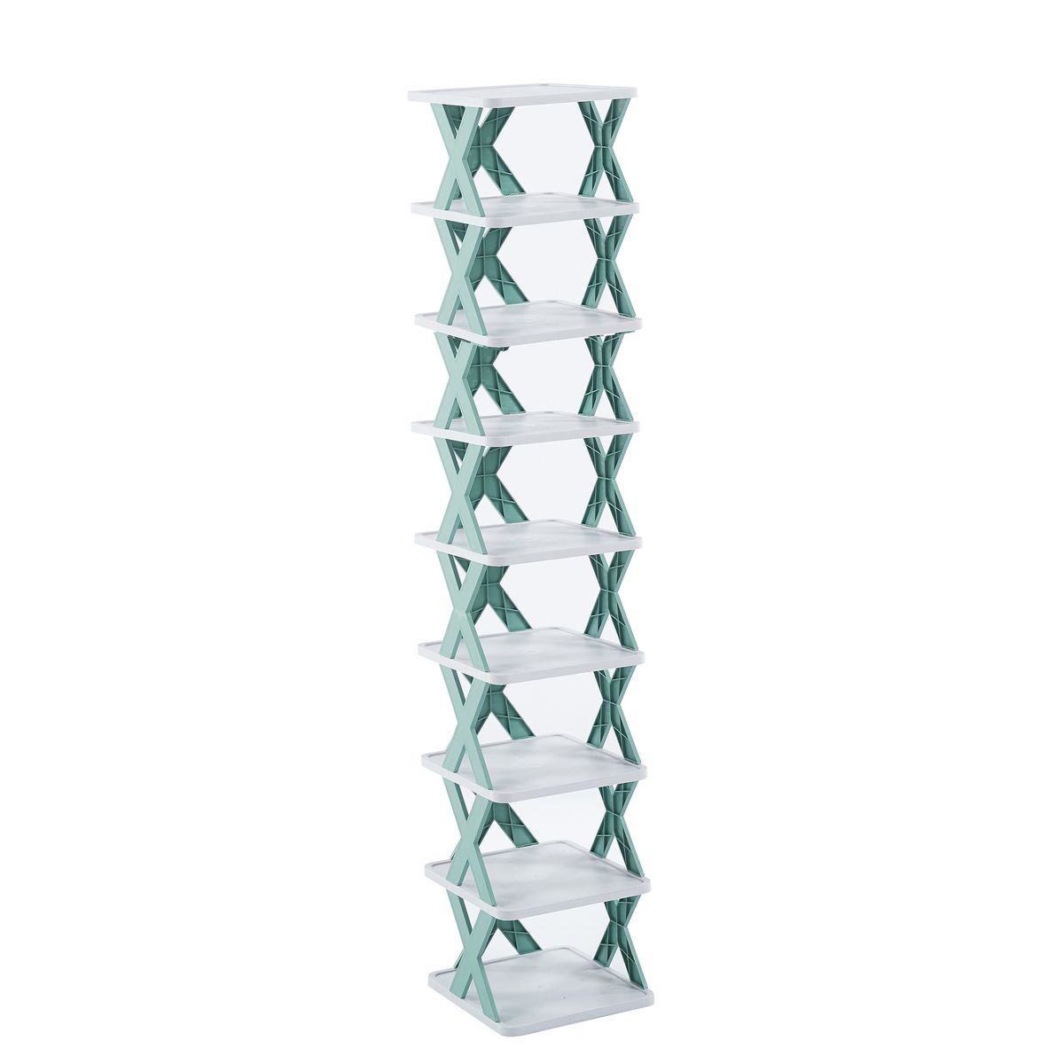 6 tier foldable shoe rack organizer
