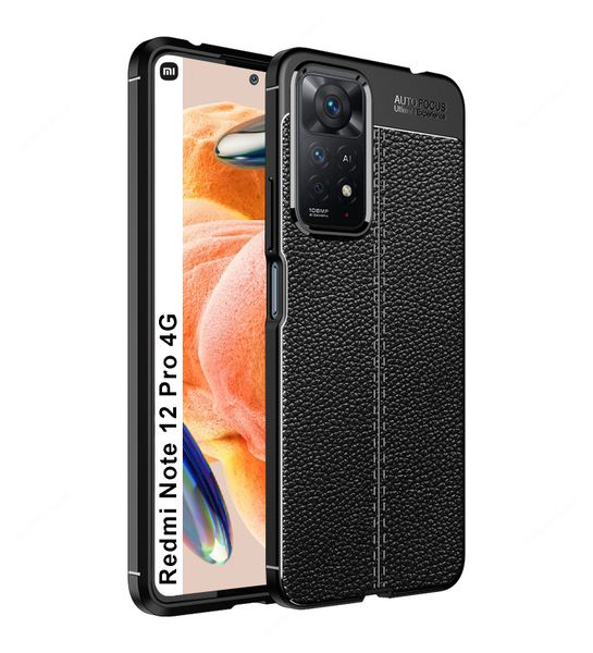 TRON Slim Leather Design AF Shockproof Case for Xiaomi Redmi Note 12 Pro+