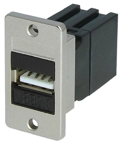 Tuk (KCUAA2BKPM) USB 2.0 Panel Mount A Female to A Female Keystone Coupler