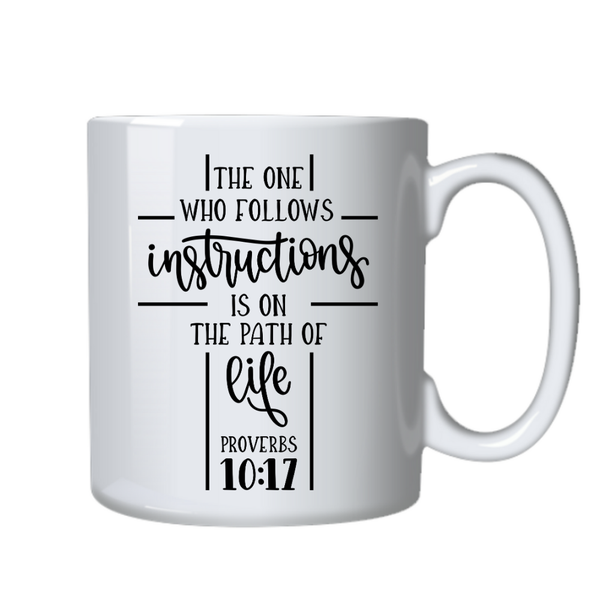 Path of Life Christian Theme Birthday Christmas Gift Cup Mug 402