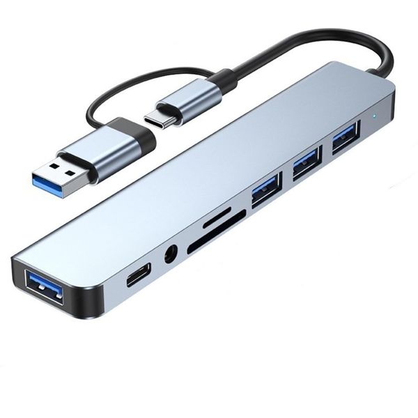 USB Hub USB Hub 3.0, VIENON Aluminum 8 in 1 USB Splitter
