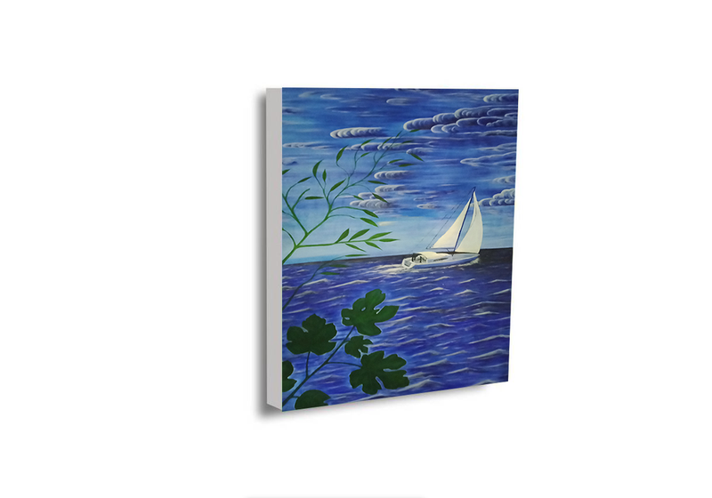 Art - Abstract - Print on Canvas - Glance of Aegean Sea