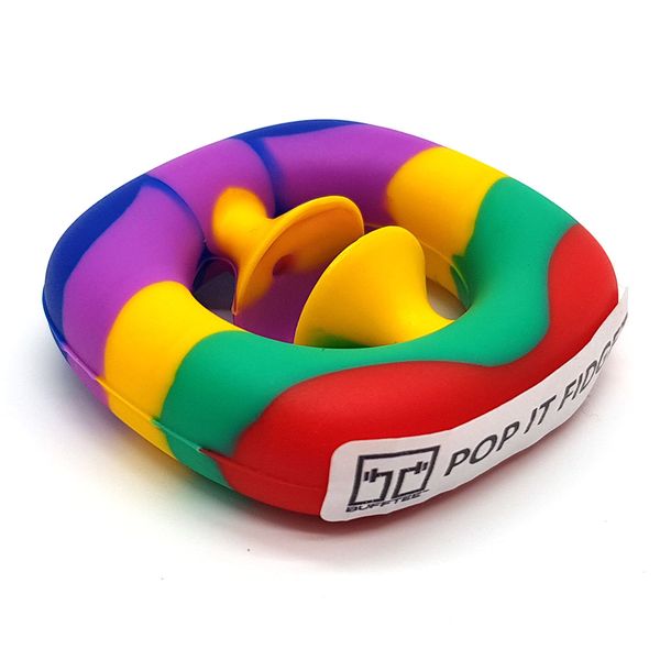 BUFFTEE Pop It Fidget Toy - Mini Snap it Stress Ball