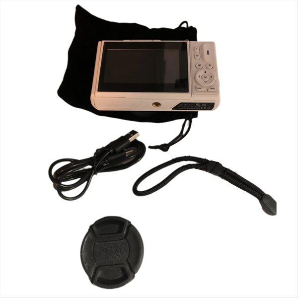 64Mp Digital Camera for Photography 4K Video Vlog Camcorder Black